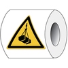 ISO Sicherheitskennzeichnung - Warnung vor schwebender Last, W015, Laminierter Polyester, 100x87mm, Warnung vor schwebender Last